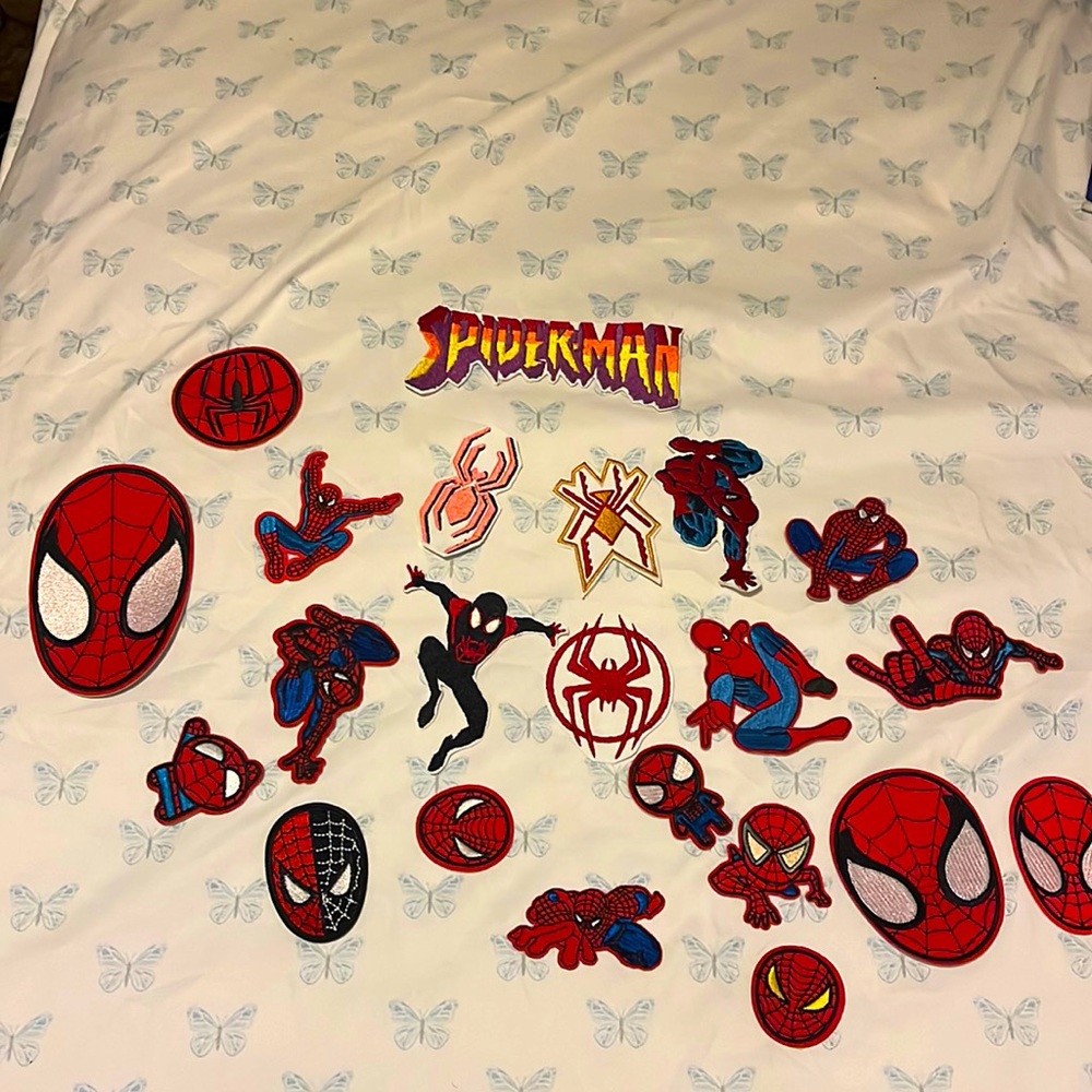 Spider-Man iron-on patches